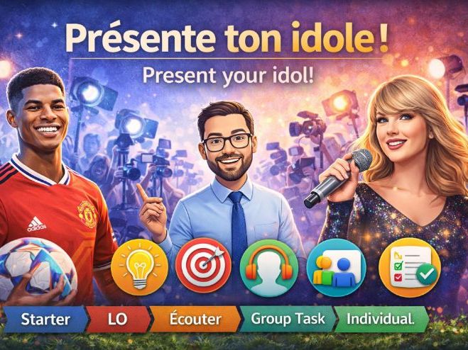 Présente ton idole !  Present your idol!