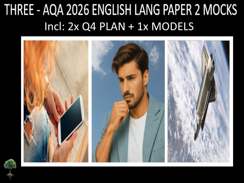 THREE - AQA PAPER 2 | 2026 FULL MOCKS | Q4 PLAN | MODELS