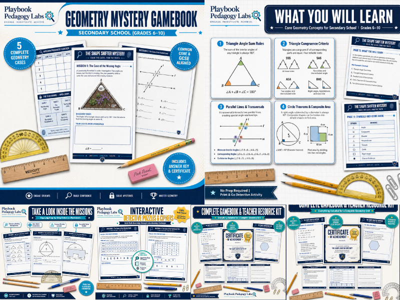 The Shape Shifter Mystery: A Mystery Detective Adventure through Geometry | Geometry Adventure