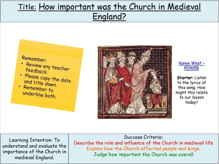 How Important Was the Church in Medieval England?
