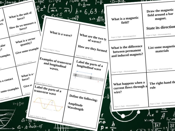 GCSE Physics Paper 2 Flashcards (AQA 1-9 Combined Science)