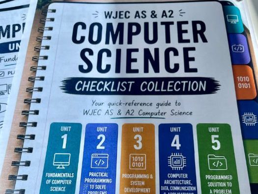 FREE WJEC AS & A Level Computer Science Revision Checklists | Units 1–5