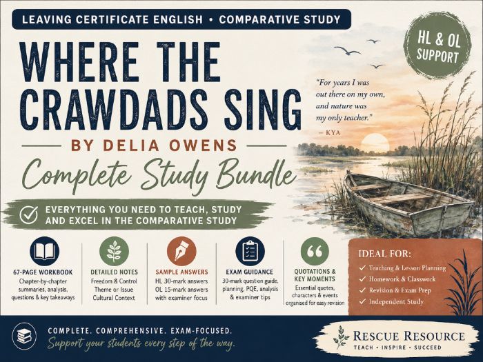 Where the Crawdads Sing | Complete Comparative Study Bundle | HL & OL