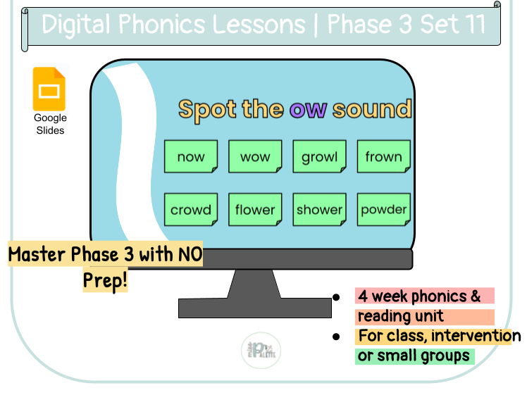 Phase 3 | Set 11 Digital Phonics Lessons