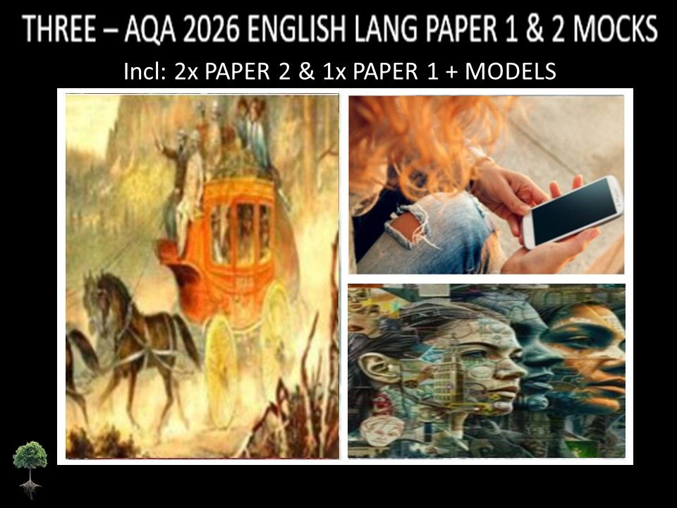 THREE - AQA PAPER 1 & 2 | 2026 FULL MOCKS | MODELS