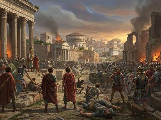 Why Did Rome Fall? - KS3 History Cover Lesson/Home Learning - Just Print & Hand Out