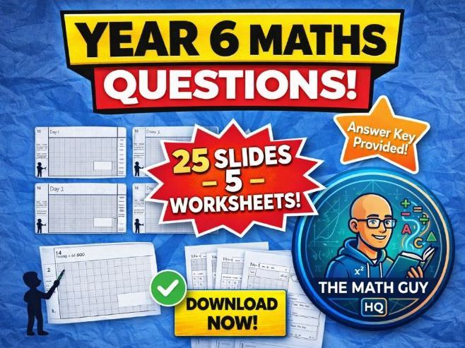 Week 3 Year 6 Sats Arithmetic Starters
