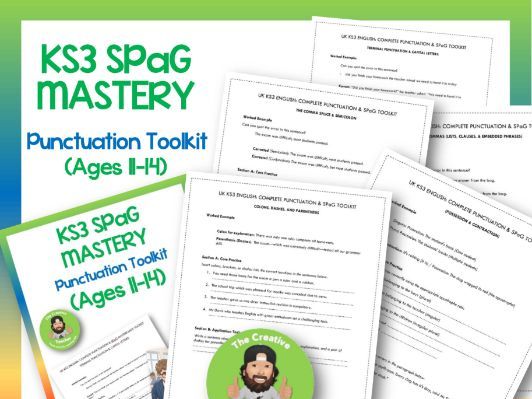 KS3 SPaG Mastery  Punctuation Toolkit ( Ages 11-14 )
