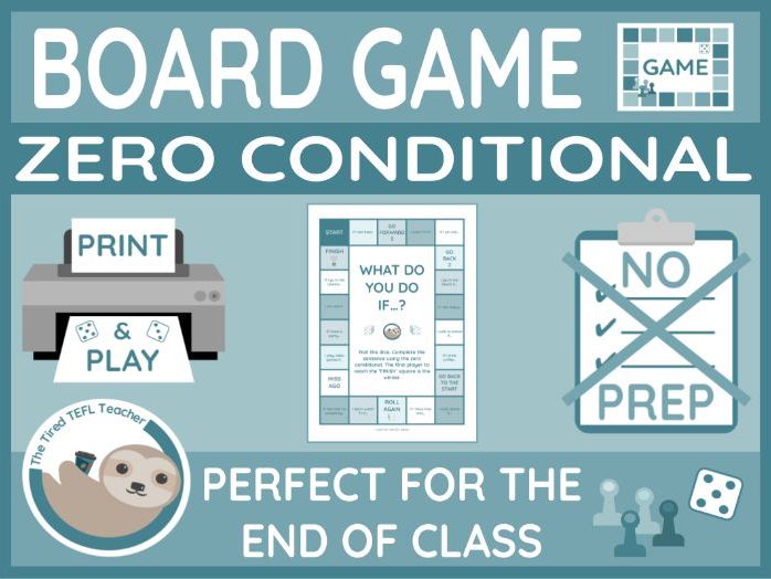 ESL Zero Conditional Board Game