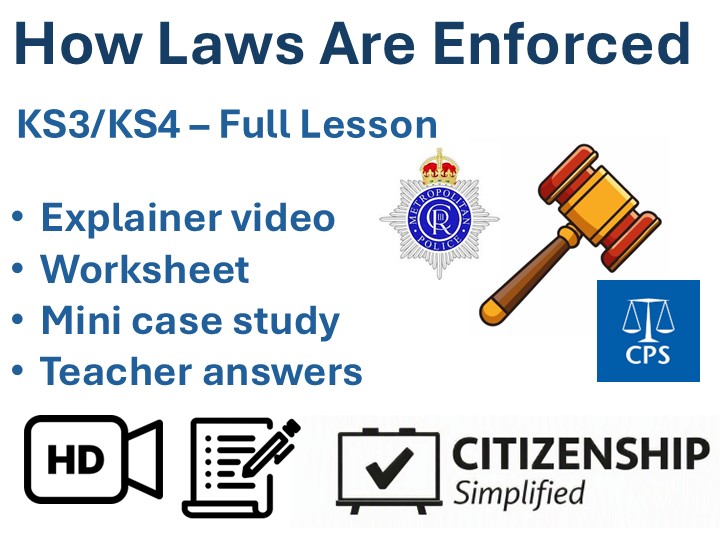 How Laws Are Enforced KS3 KS4