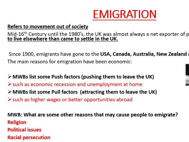 AQA Sociology demography migration and globalisation
