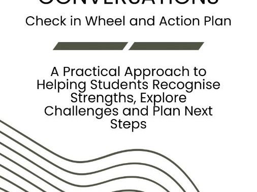Student Check-In Wheel & Action Plan - Coaching Conversations