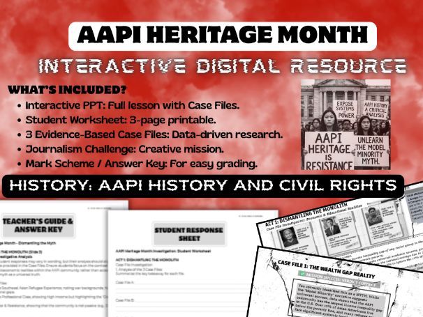 AAPI Heritage Month| Interactive Inquiry (KS3-KS4)