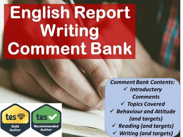 report comment bank year 3