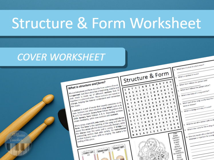 Structure and Form Worksheet (Cover Lesson)