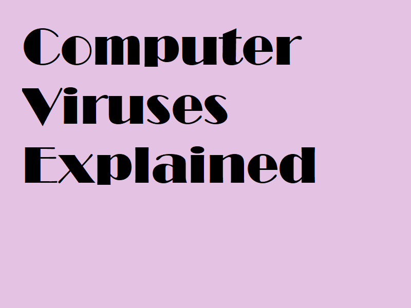 Computer Viruses Explained