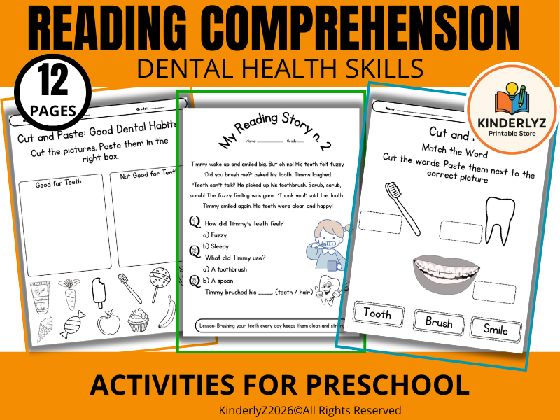 My  Dental Health Activities for Preschool