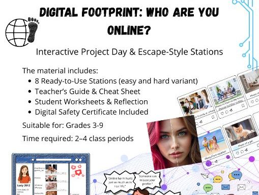 Digital Footprint Project Day: Online Safety & Digital Citizenship (KS2/KS3)