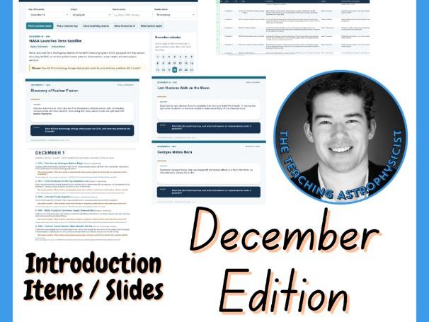 December Science On This Day - 132 items - Various Formats Set