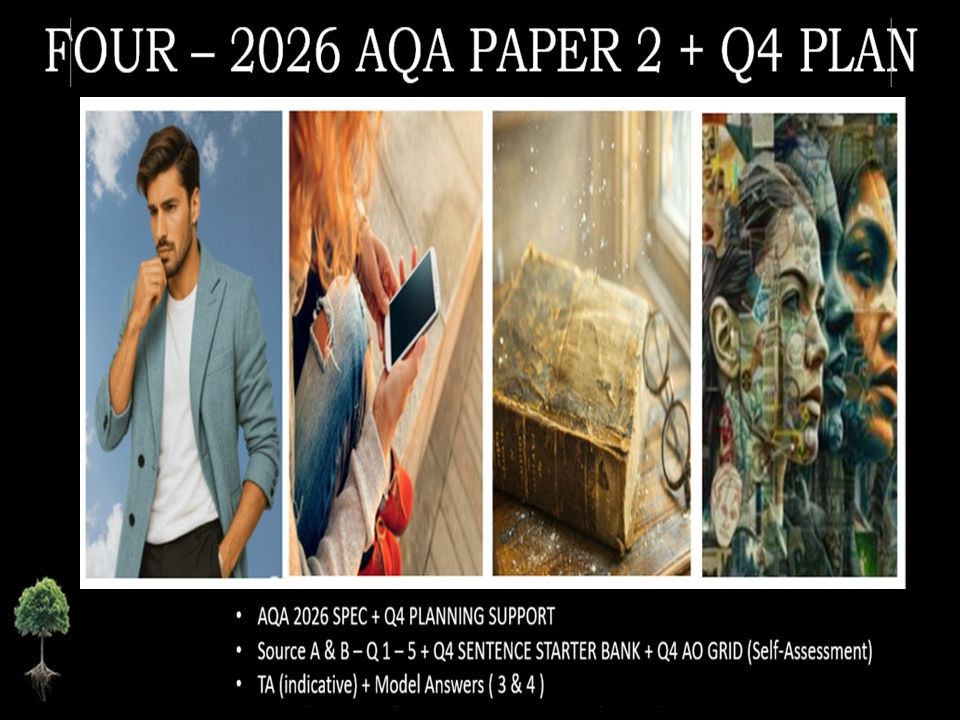 FOUR - AQA PAPER 2 | 2026 FULL MOCKS | Q4 PLAN