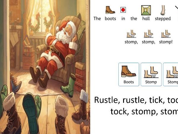 Wake up Santa. Interactive sound story.