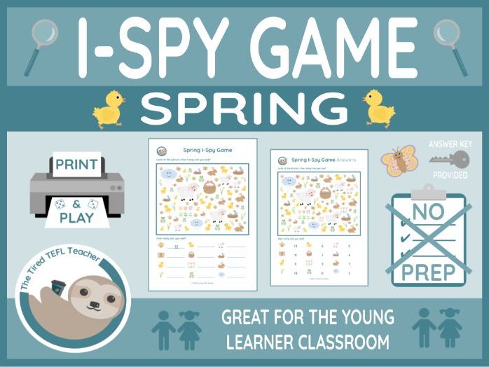 ESL I-Spy Game - Spring