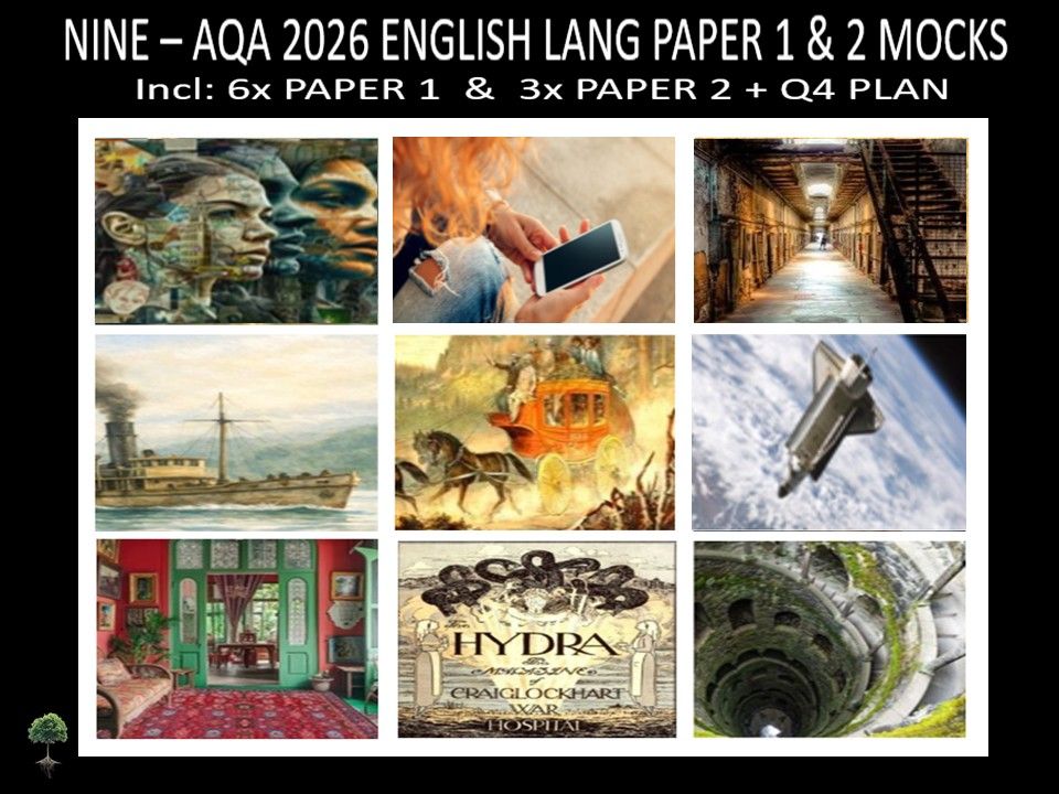 NINE - AQA PAPER 1 & 2 | 2026 FULL MOCKS | Q4 PLAN
