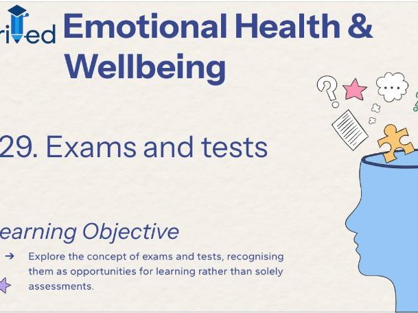 Rethinking Tests – Year 7 PSHE Lesson on Exams and Growth Mindset
