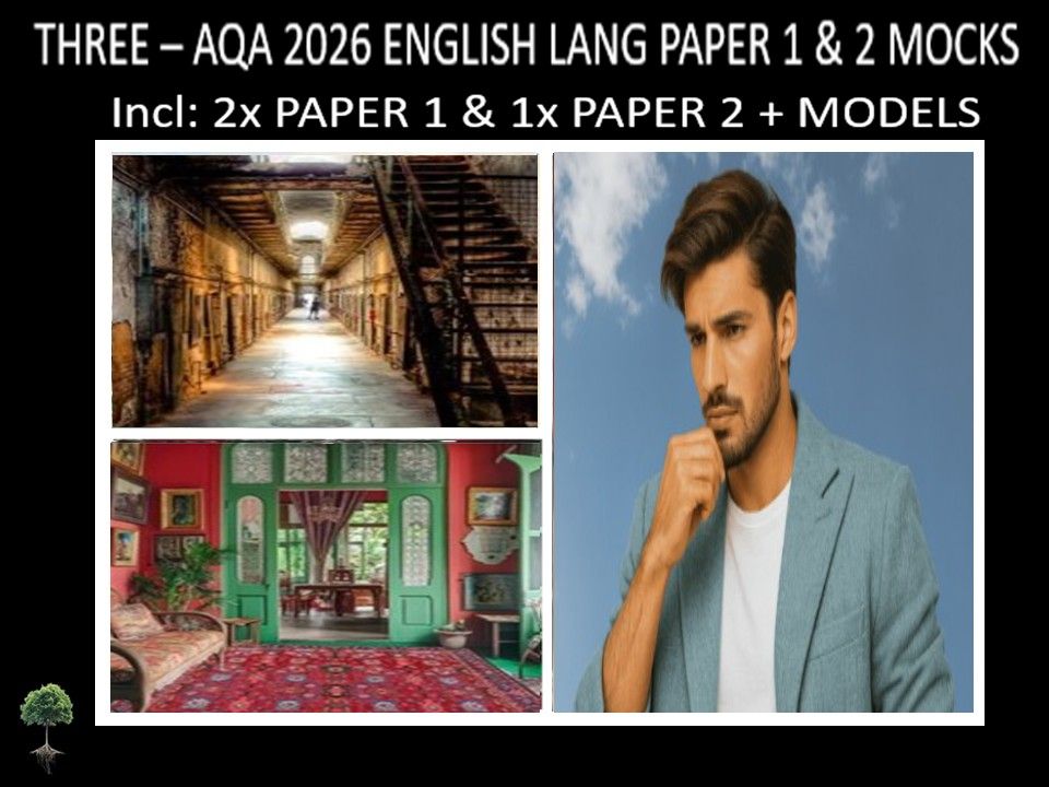 THREE - AQA PAPER 1 & 2 | 2026 FULL MOCKS | MODELS