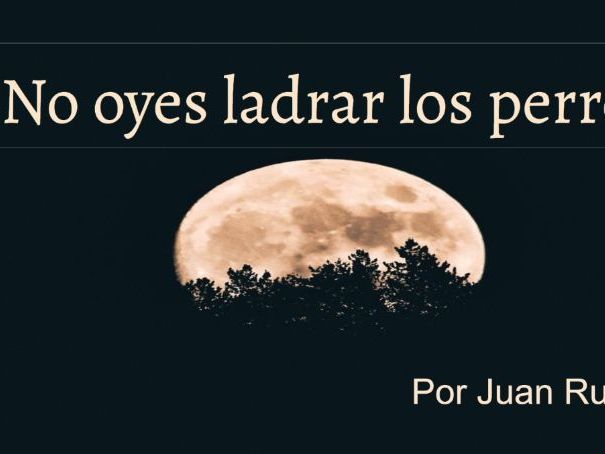 Slide Deck - No oyes ladrar los perros