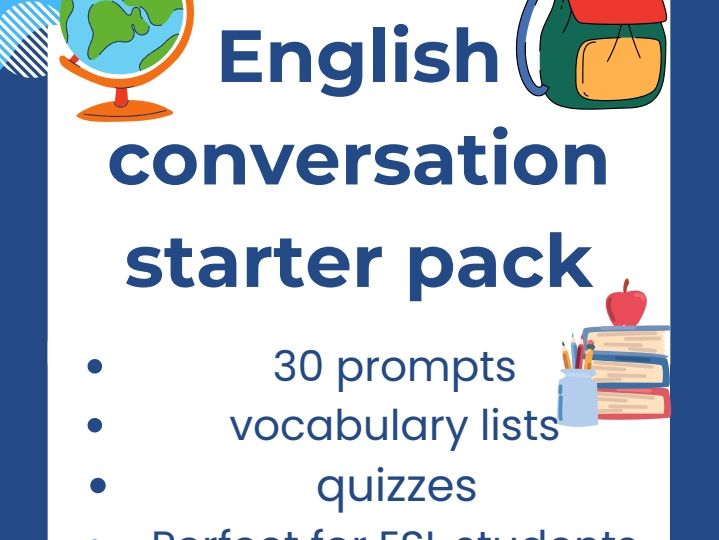 English conversation starter pack