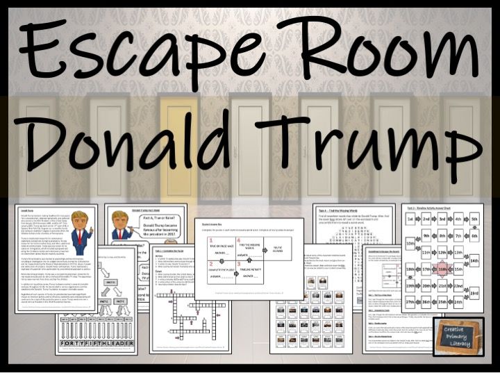 Donald Trump Escape Room Activity