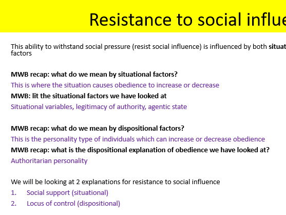 2025 spec AQA Psychology Social Influence Bundle