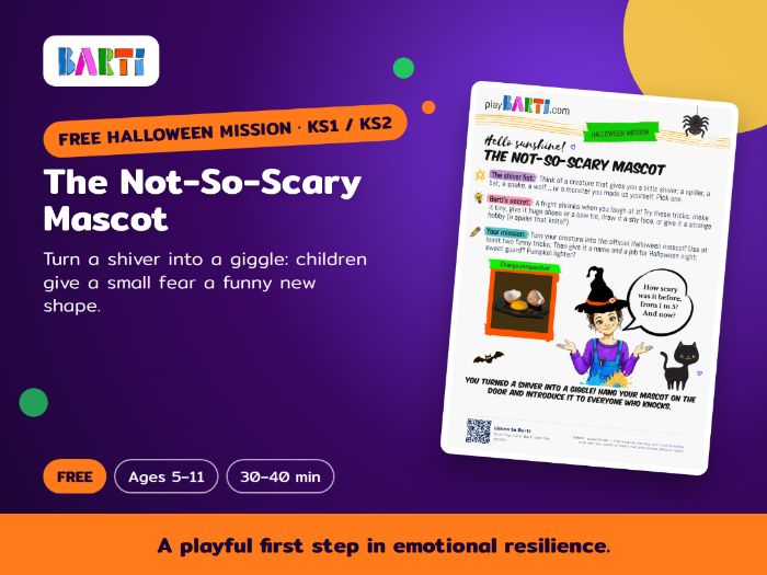 Free Halloween Activity KS1/KS2: The Not-So-Scary Mascot (Emotional Resilience)