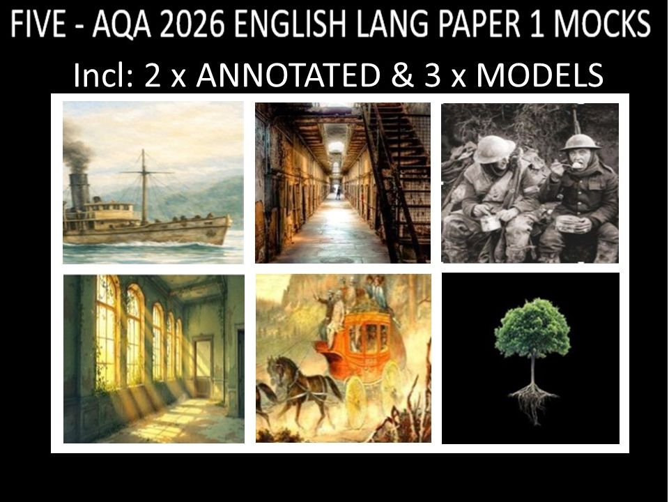 FIVE - AQA PAPER 1 | 2026 FULL MOCKS | ANNOTATED | MODELS
