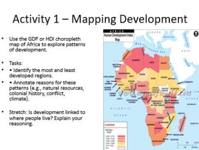 KS3 Africa Unit: Including test, mark scheme with model answers and knowledge organiser