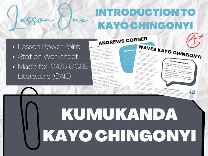 Introduction Lesson to Kayo Chingonyi | GCSE CAIE Poetry 2026