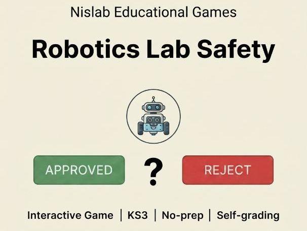 Robotics Lab Safety Interactive Game
