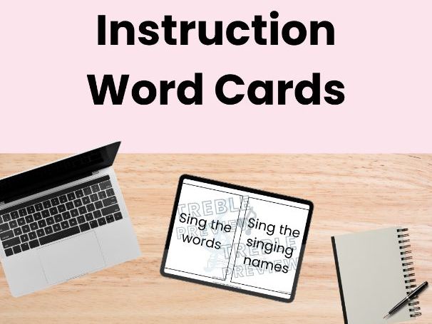 Musical Instruction Card | Music Facilitator Essentials