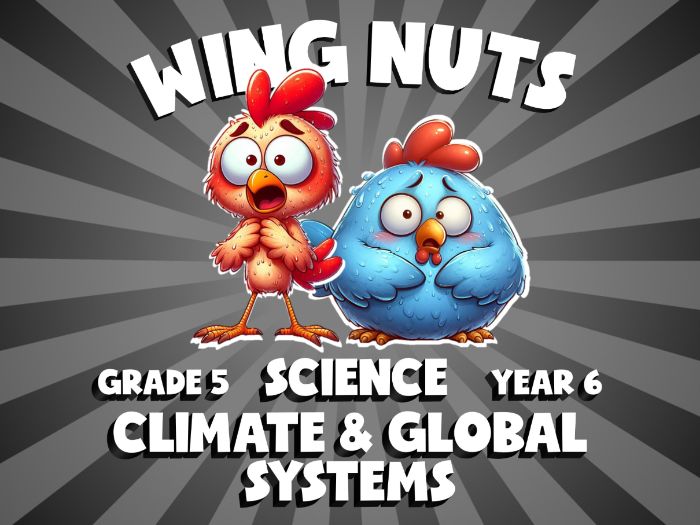 Climate & Global Systems WING NUTS Science Game | No-Prep Year 6 Review Activity