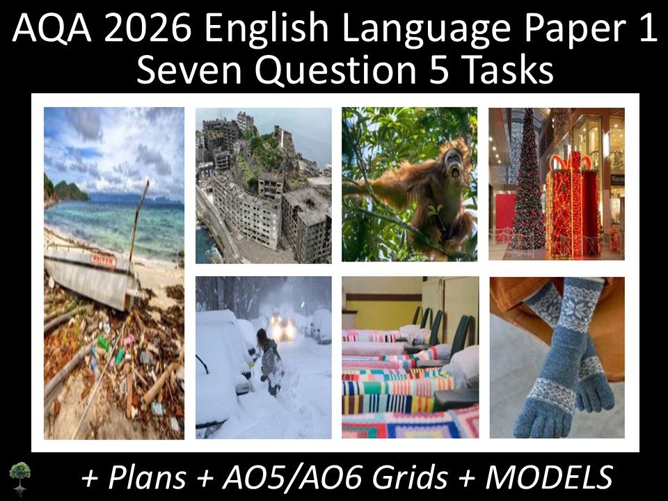 Seven Question 5 - AQA 2026 GCSE English Language Paper 1 | Differentiated Question 5 Support