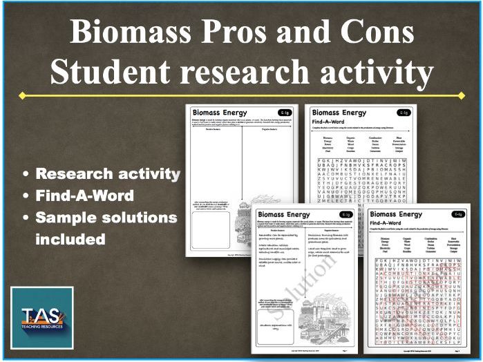 Biomass energy Research Lesson