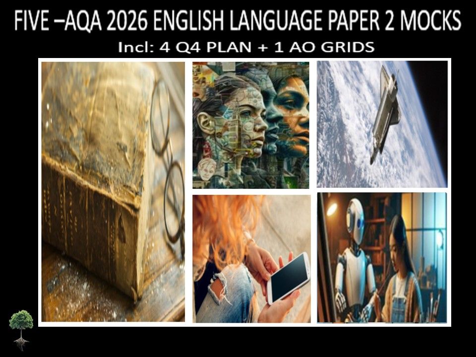 FIVE - AQA PAPER 2 | 2026 FULL MOCKS | Q4 PLAN  | AO GRIDS