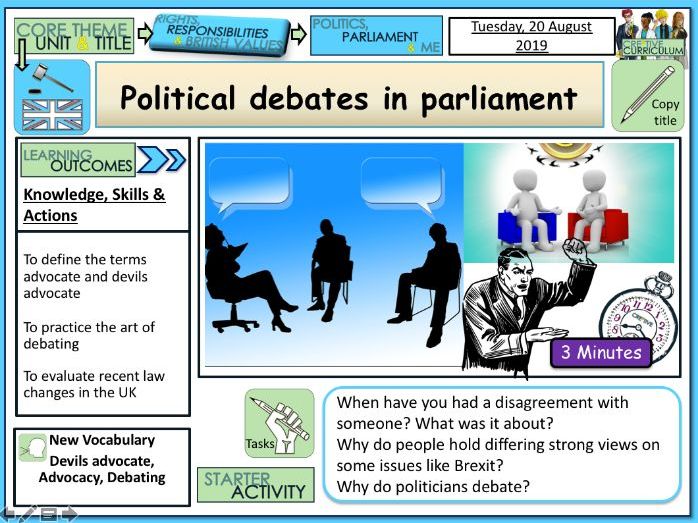 Debates + Parliament + General Election 2019