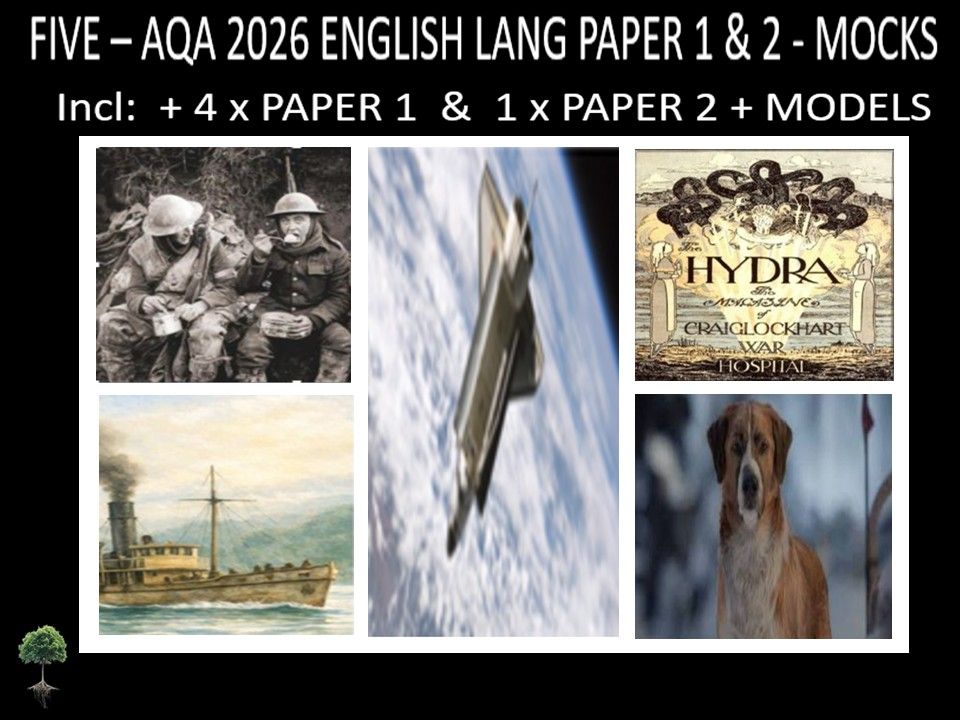 FIVE - AQA PAPER 1 & 2 | 2026 FULL MOCKS | MODELS