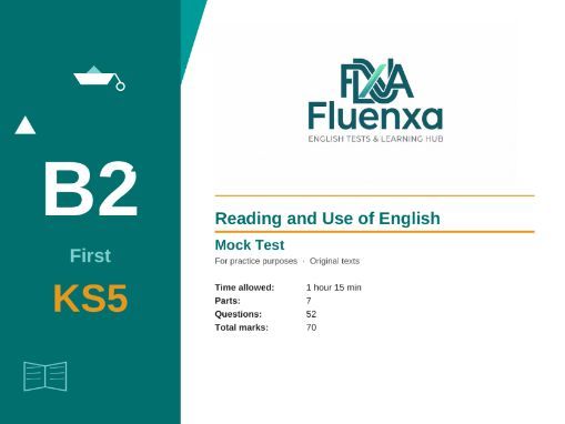 B2 First RUE Practice | Answer | Key
