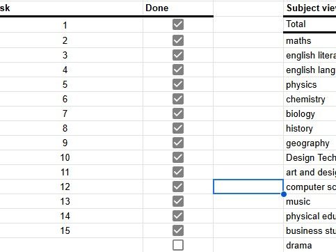 GCSE Revision Template aka 'Study with Kate' Tic Toc Revision Roulette