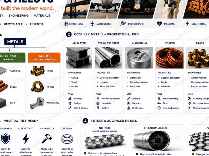 Metals Knowledge Organiser