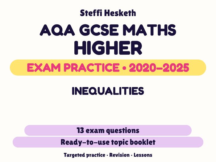 AQA GCSE Maths Higher: Inequalities Exam Questions | 2020-2025