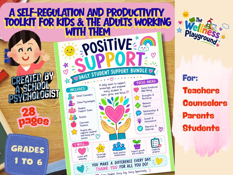 Student Support Resource Package | Social Emotional Learning Intervention Kit